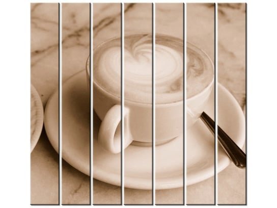 Obraz Czas na kawę - Don McCullough, 7 elementów, 210x195 cm Oobrazy