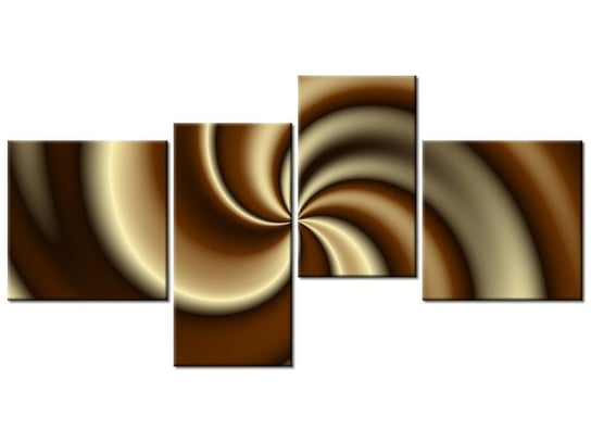 Obraz Czekoladowe Cappuccino, 4 elementy, 140x70 cm Oobrazy