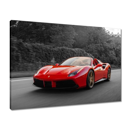 Obraz Czerwone Ferrari Fura, 70x50cm ZeSmakiem