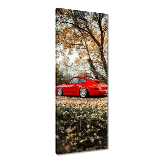 Obraz Czerwone Porsche Samochód, 40x100cm ZeSmakiem