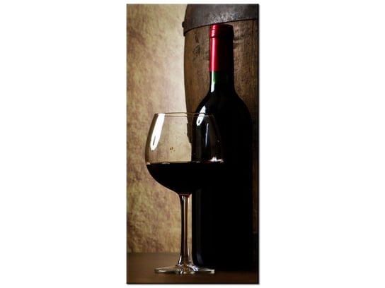 Obraz Czerwone wino, 55x115 cm Oobrazy