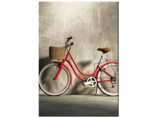 Obraz, Czerwony rower, 70x100 cm Oobrazy