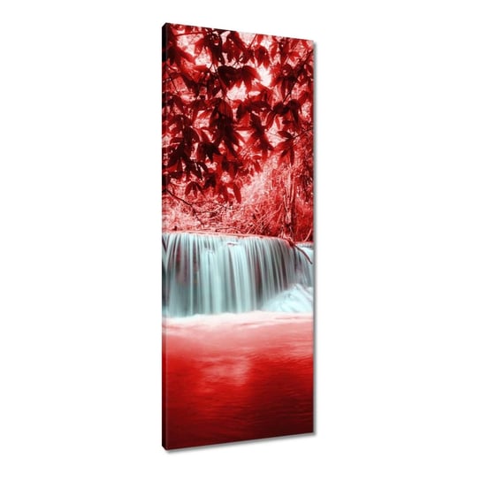 Obraz Czerwony wodospad Kaskada, 40x100cm ZeSmakiem