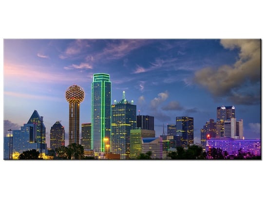 Obraz Dallas City, 115x55 cm Oobrazy