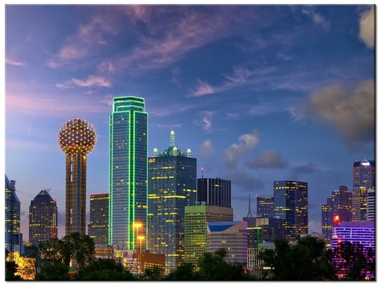Obraz Dallas City, 40x30 cm Oobrazy
