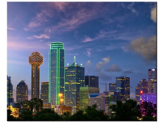 Obraz Dallas City, 50x40 cm Oobrazy