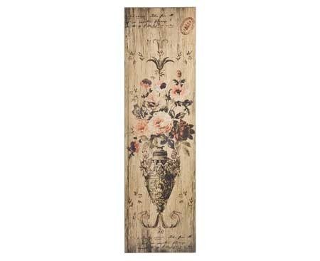 Obraz / dekoracja ścienna vintage róże Barok 2 34x122 Belldeco