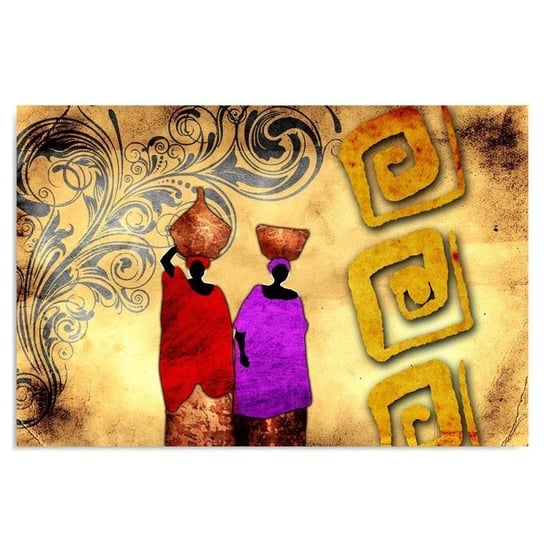 Obraz dekoracyjny FEEBY, Afryka Kobiety Kolorowy 100x70 Feeby