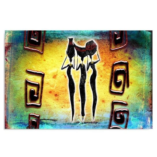 Obraz dekoracyjny FEEBY, Afryka Kobiety Taniec 120x80 Feeby