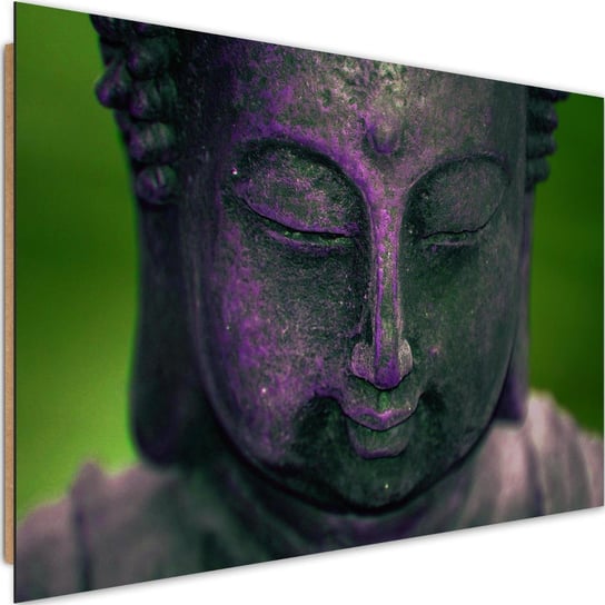 Obraz dekoracyjny FEEBY, Buddha ZEN Symbol wiara lila 60x40 Feeby