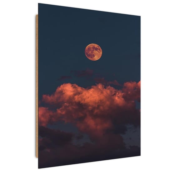 Obraz dekoracyjny FEEBY, Chmury Niebo Księżyc 60x90 Feeby