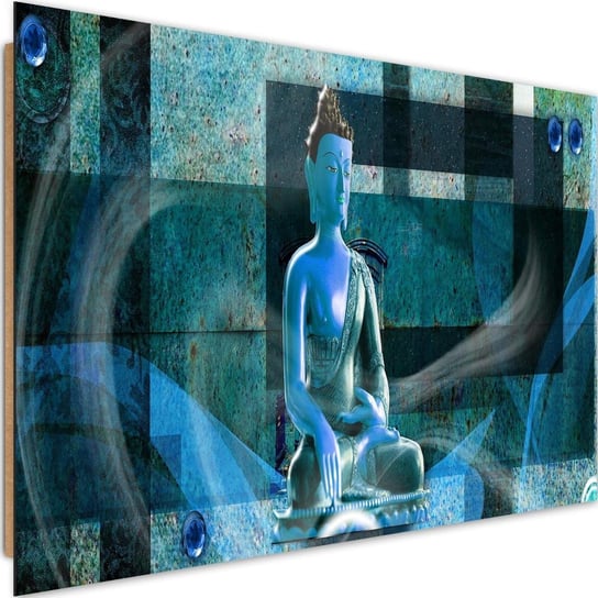 Obraz dekoracyjny FEEBY, Geometryczny Buddha Zen 90x60 Feeby
