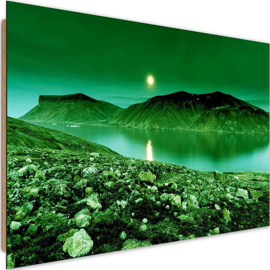 Obraz dekoracyjny FEEBY, Krajobraz Górski Zielony 120x80 Feeby