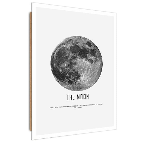 Obraz dekoracyjny FEEBY, Księżyc Kosmos Noc 60x90 Feeby