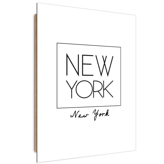 Obraz dekoracyjny FEEBY, Napis Nowy Jork 60x90 Feeby