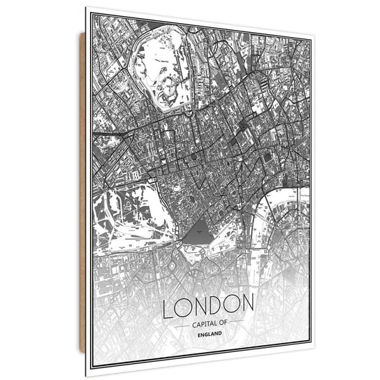 Obraz dekoracyjny FEEBY, Plan Miasta Londyn 40x60 Feeby
