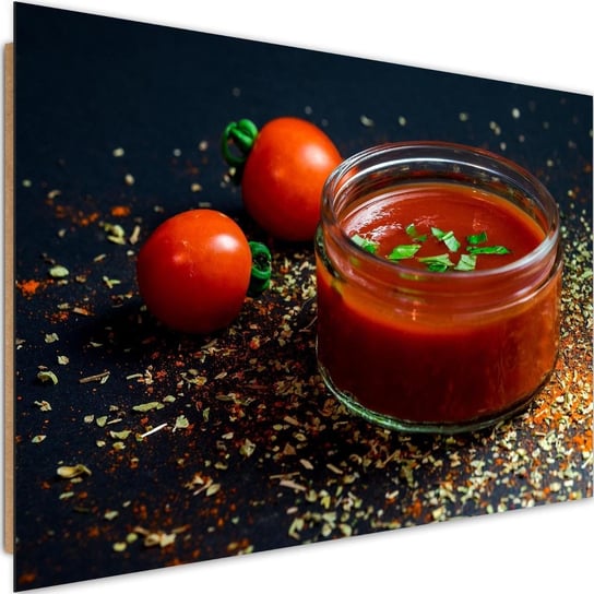Obraz dekoracyjny FEEBY, Pomidory Warzywa Kuchnia 120x80 Feeby