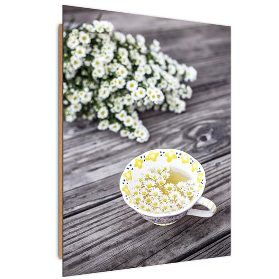Obraz dekoracyjny FEEBY, Rumianek Roślina Herbata 80x120 Feeby