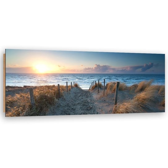 Obraz dekoracyjny FEEBY, Zachód Słońca nad morzem 140x45 Feeby