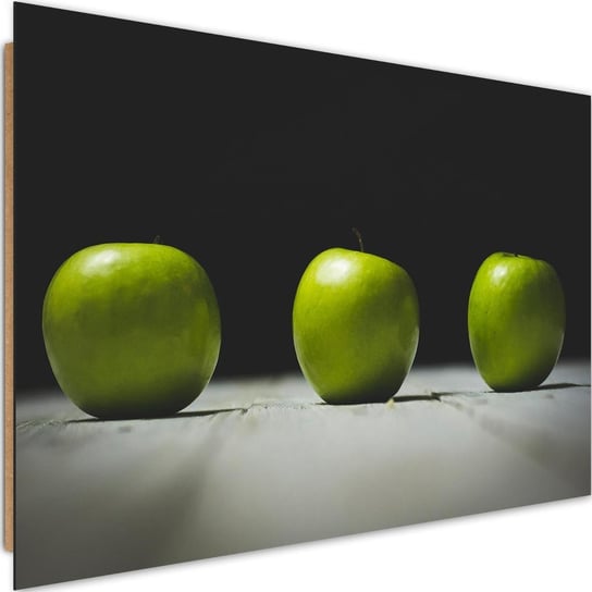 Obraz dekoracyjny FEEBY, Zielone Jabłka Owoce 60x40 Feeby