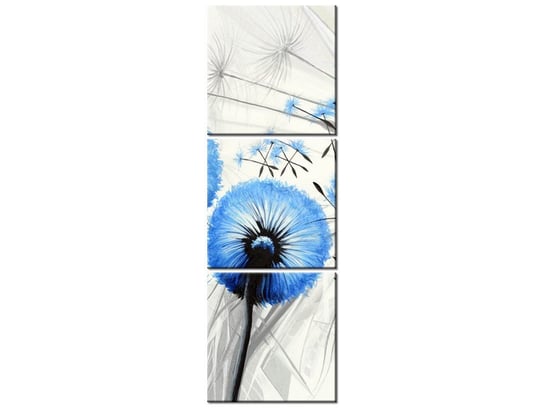 Obraz, Dmuchawce w błękicie, 3 elementy, 30x90 cm Oobrazy