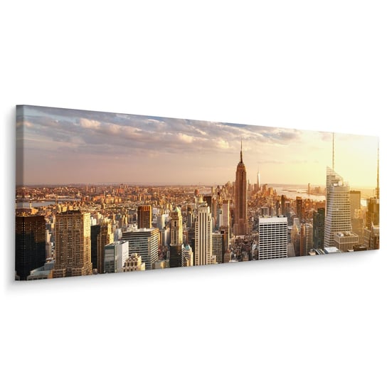 Obraz Do Biura Panorama NOWEGO YORKU Miasto Architektura 145cm x 45cm Muralo