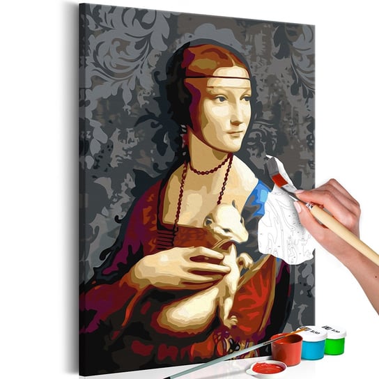 Obraz do malowania: Dama z łasiczką, 40x60 cm zakup.se