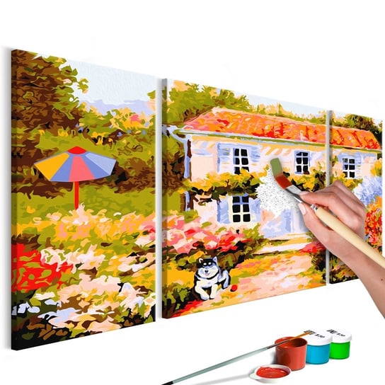 Obraz do malowania: Dom w słońcu 80x50 cm zakup.se