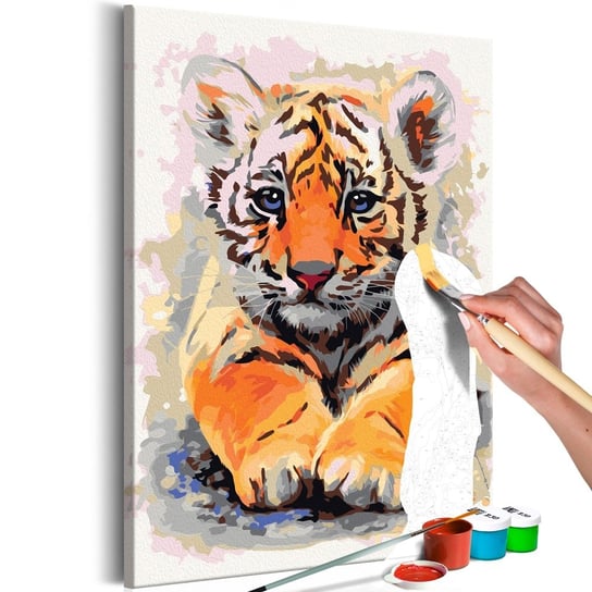 Obraz do malowania: Mały tygrys 40x60 cm zakup.se