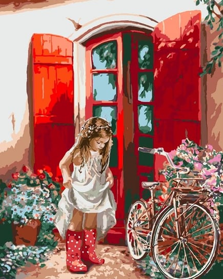 Obraz do malowania po numerach -Mała Księżniczka, 40x50 cm Ideyka