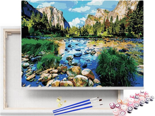 Obraz do Malowania po numerach Park Yosemite USA / beliart beliart