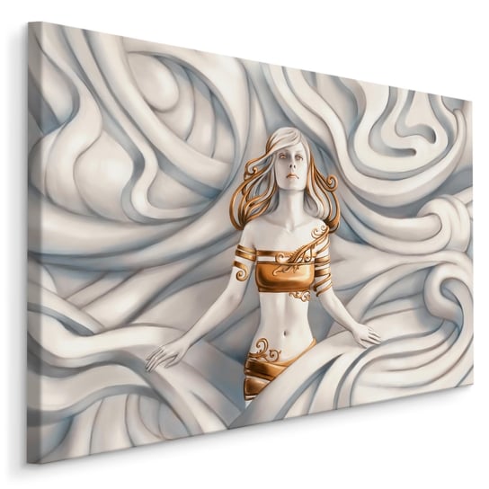 Obraz Do Salonu Abstrakcja 3D Grecka MEDUZA Bogini Kobieta 70cm x 50cm Muralo