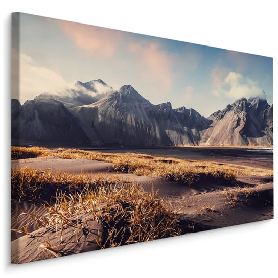 Obraz do Sypialni Pejzaż Górski 3D ISLANDIA Natura Dekoracja 120cm x 80cm Muralo