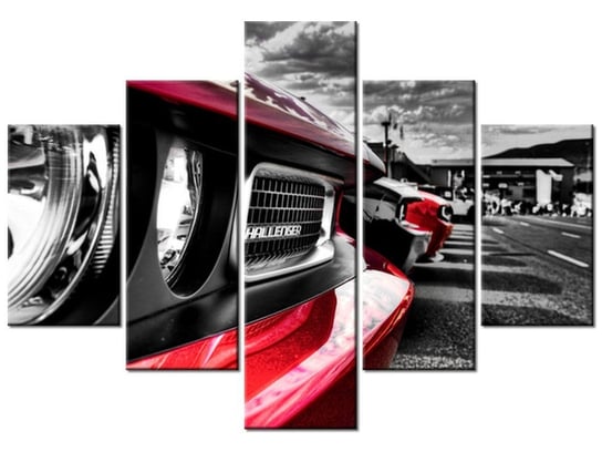 Obraz Dodge Challenger - Zach Dischner, 5 elementów, 100x70 cm Oobrazy