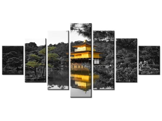 Obraz, Dom i Bonzai - Mith Huang, 7 elementów, 210x100 cm Oobrazy