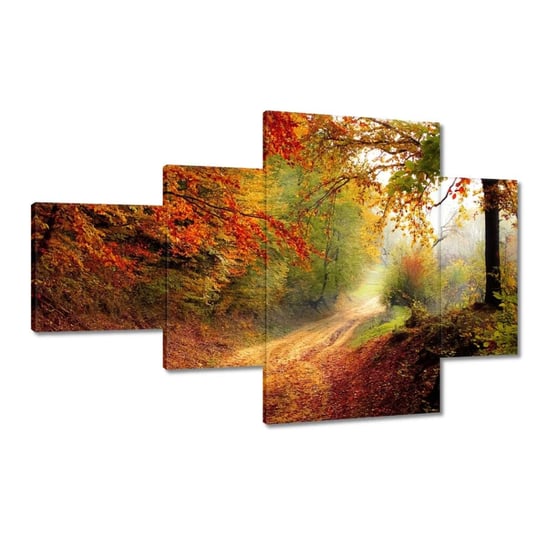 Obraz Droga w lesie, 130x80cm ZeSmakiem