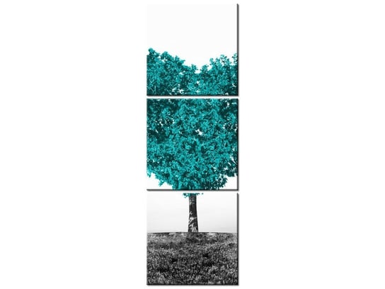 Obraz Drzewko miłości, 3 elementy, 30x90 cm Oobrazy