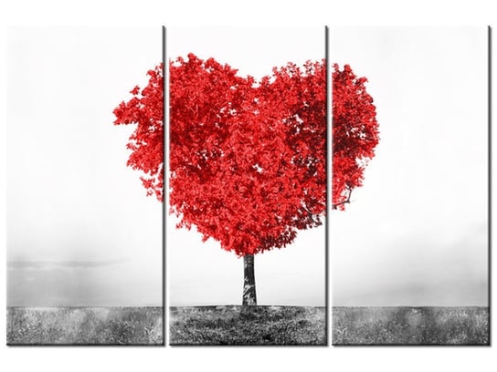 Obraz, Drzewko miłości, 3 elementy, 90x60 cm Oobrazy