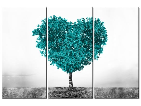 Obraz Drzewko miłości, 3 elementy, 90x60 cm Oobrazy