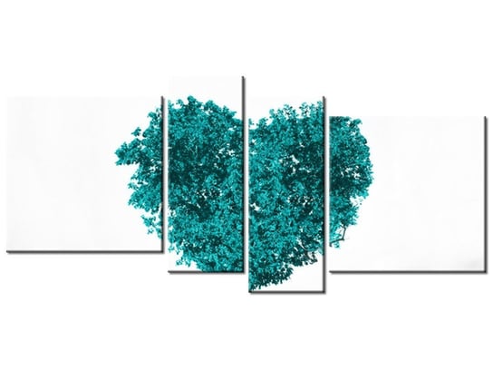 Obraz Drzewko miłości, 4 elementy, 120x55 cm Oobrazy