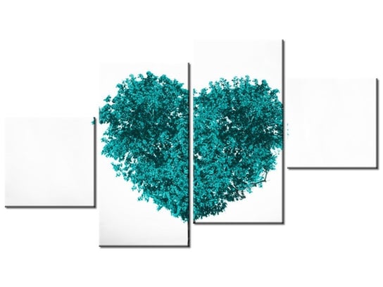 Obraz Drzewko miłości, 4 elementy, 160x90 cm Oobrazy