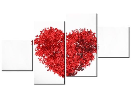 Obraz Drzewko miłości, 4 elementy, 160x90 cm Oobrazy