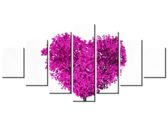 Obraz Drzewko miłości, 7 elementów, 210x100 cm Oobrazy