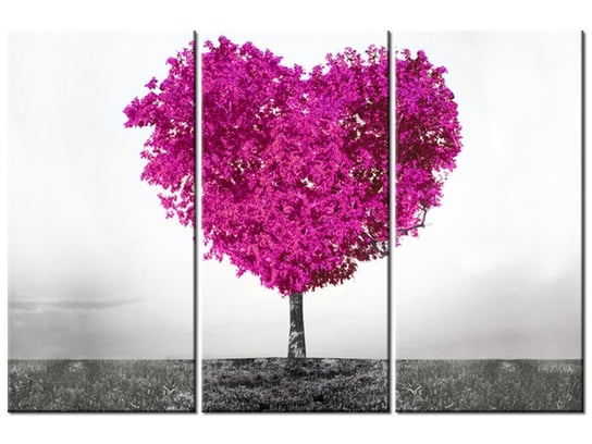 Obraz, Drzewo miłości, 3 elementy, 90x60 cm Oobrazy