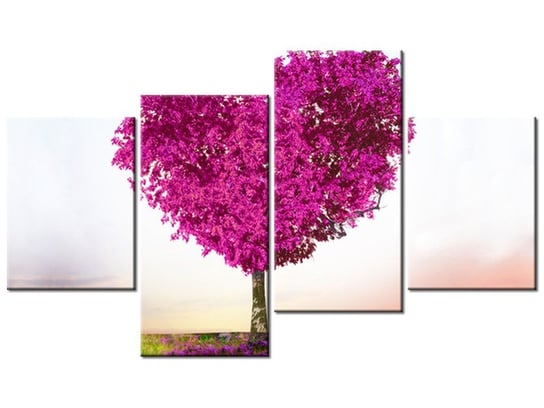 Obraz, Drzewo miłości, 4 elementy, 120x70 cm Oobrazy