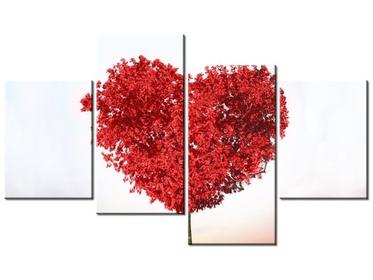 Obraz Drzewo miłości, 4 elementy, 120x70 cm Oobrazy