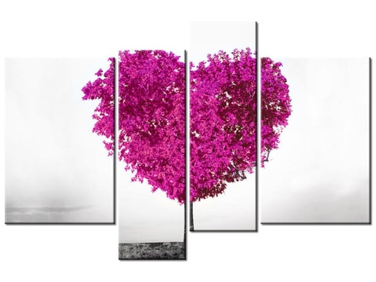 Obraz Drzewo miłości, 4 elementy, 130x85 cm Oobrazy