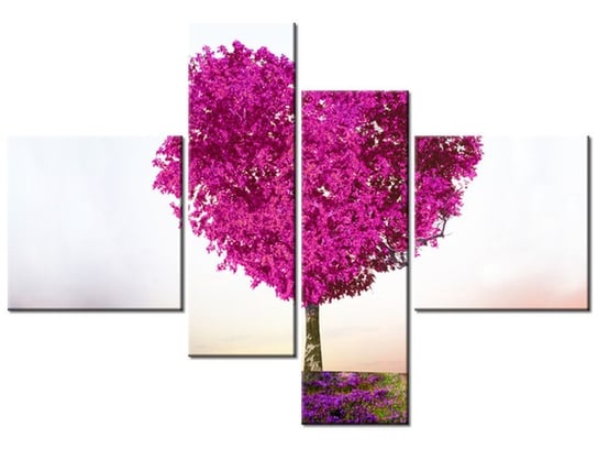 Obraz Drzewo miłości, 4 elementy, 130x90 cm Oobrazy