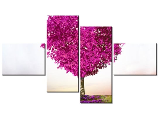 Obraz Drzewo miłości, 4 elementy, 140x80 cm Oobrazy
