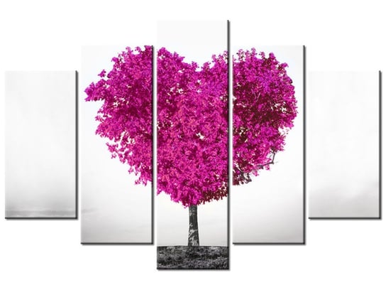 Obraz Drzewo miłości, 5 elementów, 150x100 cm Oobrazy